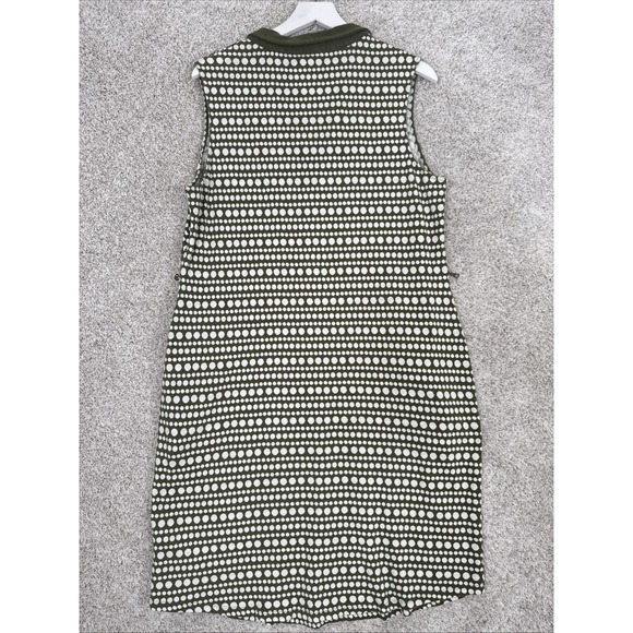 Boden Women's Midi Dress L/XL Green 100% Cotton A-Line - Picture 5 of 10